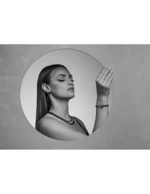 Moora Bransoleta pancerka z czarnej matowej stali szlachetnej* Bransolety