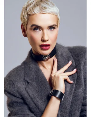 Moora Bransoleta ze skóry oraz stali szlachetnej* Bransolety | Nowości