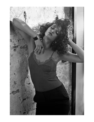 Moora Bransoleta ze skóry oraz stali.* Bransolety