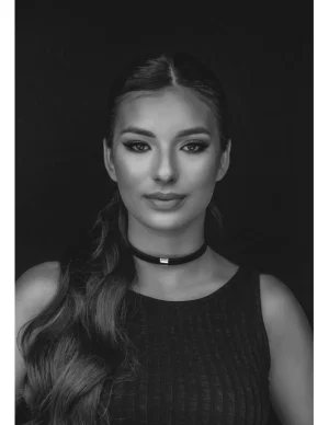 Moora Choker ze skóry oraz stali z regulowanym zapięciem* Naszyjniki