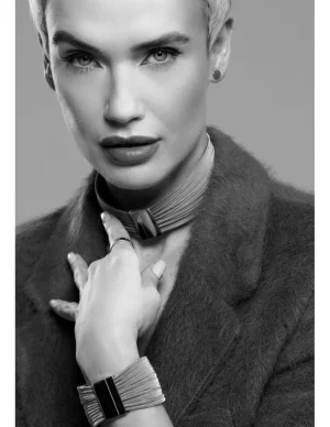 Moora Choker ze stali szlachetnej oraz siatki stalowej* Naszyjniki | Nowości