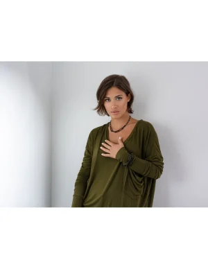 Moora Czarny matowy choker z dużymi ogniwami ze stali szlachetnej* Naszyjniki