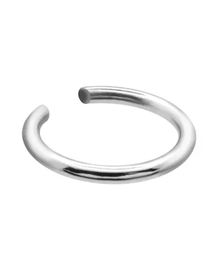 Moora Delikatna nausznica z błyszczącej stali szlachetnej* Kolczyki