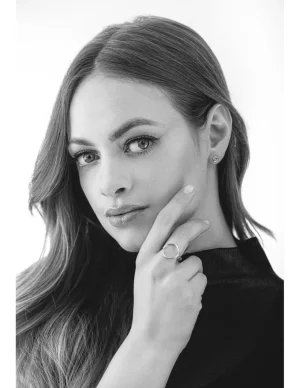 Moora Delikatne okrągłe kolczyki ze stali szlachetnej* Kolczyki