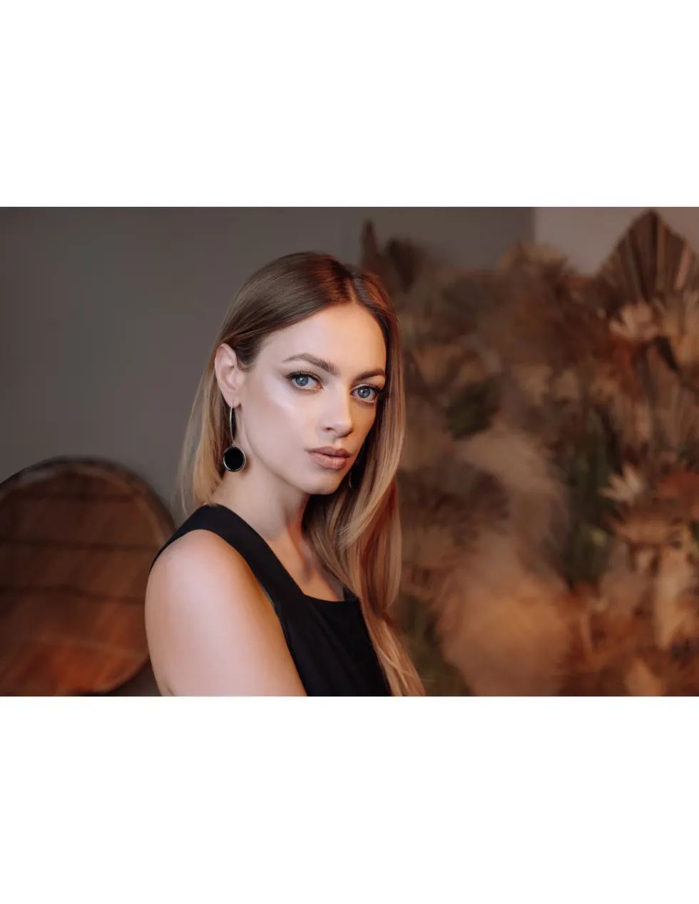 Moora Długie nowoczesne kolczyki z pozłacanego srebra oraz stali szlachetnej* Kolczyki