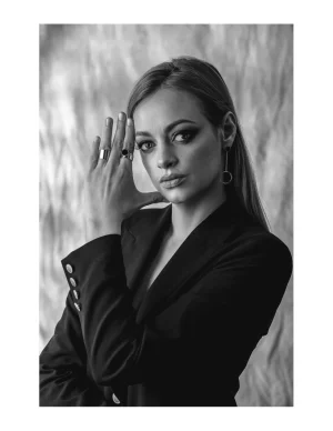 Moora Kolczyki koła ze stali szlachetnej pozłacanej* Kolczyki