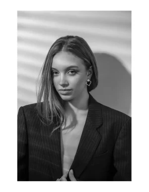 Moora Kolczyki kwadraty 2w1 z satynowanej stali szlachetnej* Kolczyki