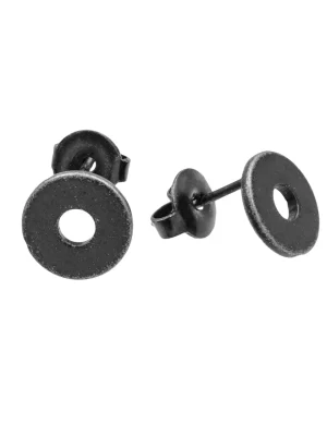 Moora Kolczyki matowe koła ze stali szlachetnej* Kolczyki | Nowości