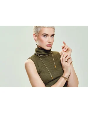 Moora Kolczyki z pozłacanej stali szlachetnej* Kolczyki