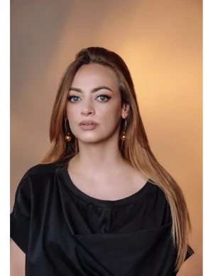 Moora Kolczyki złote kule ze srebra oraz stali szlachetnej* Kolczyki