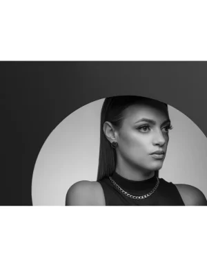 Moora Komplet kolczyków 2w1 ze stali szlachetnej* Kolczyki