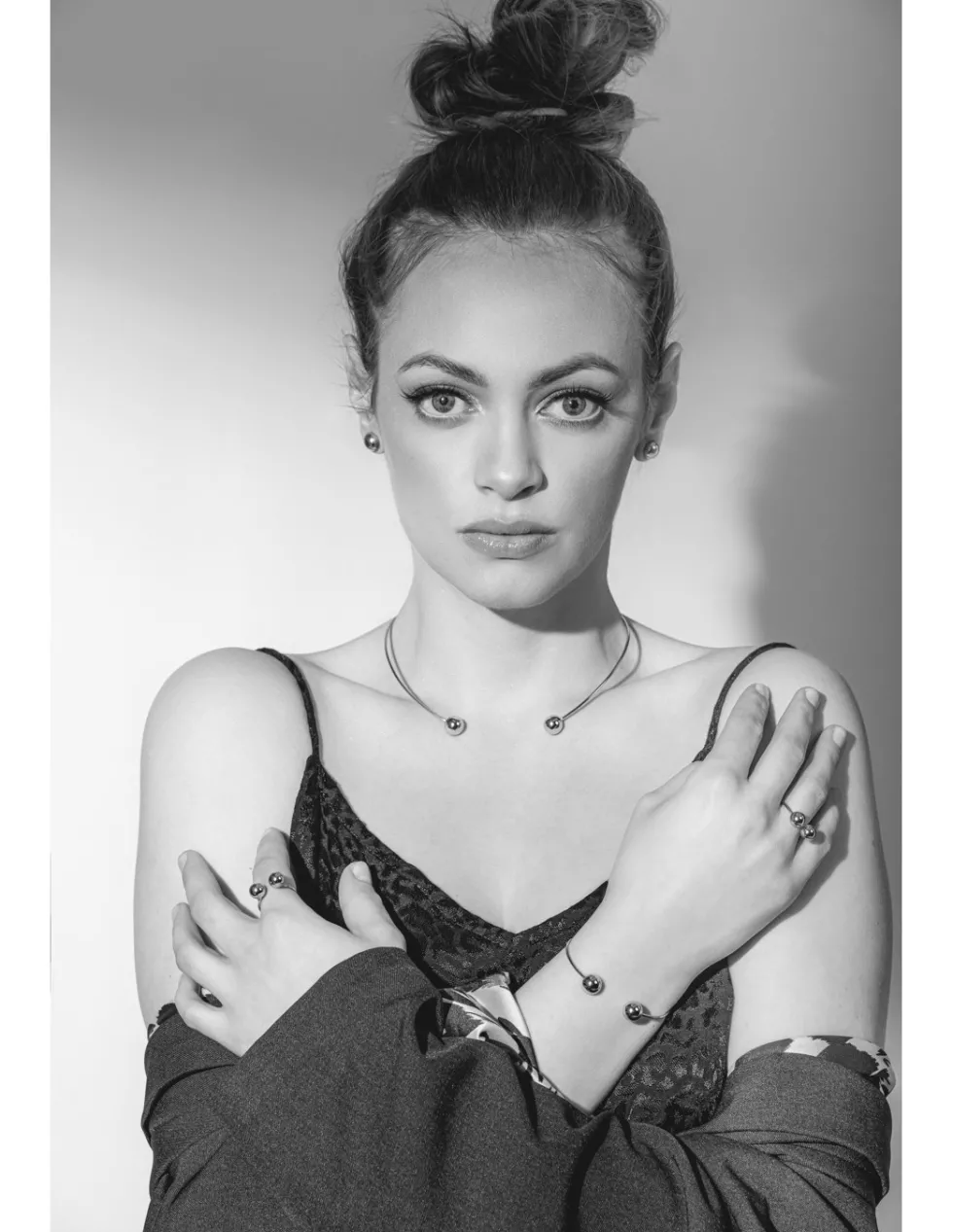 Moora Komplet złote kuleczki ze stali szlachetnej* Komplety | Bransolety