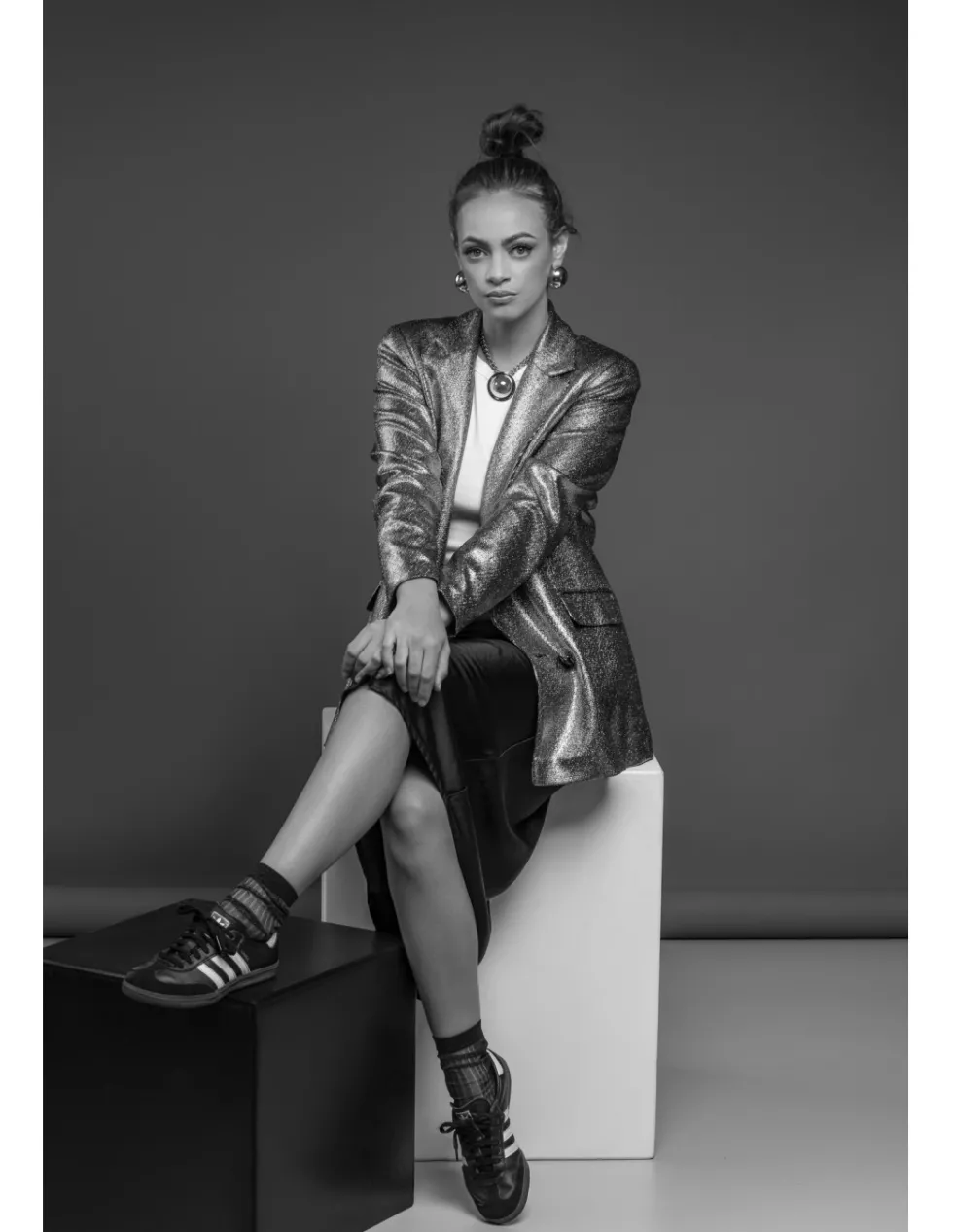 Moora Lekkie kolczyki półkule ze stali szlachetnej* Kolczyki