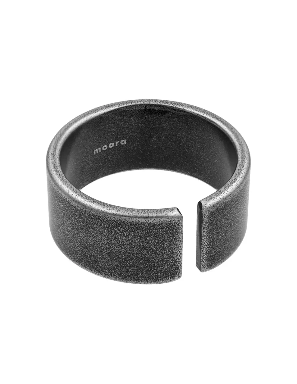 Moora Matowa obrączka ze stali szlachetnej* Pierścionki