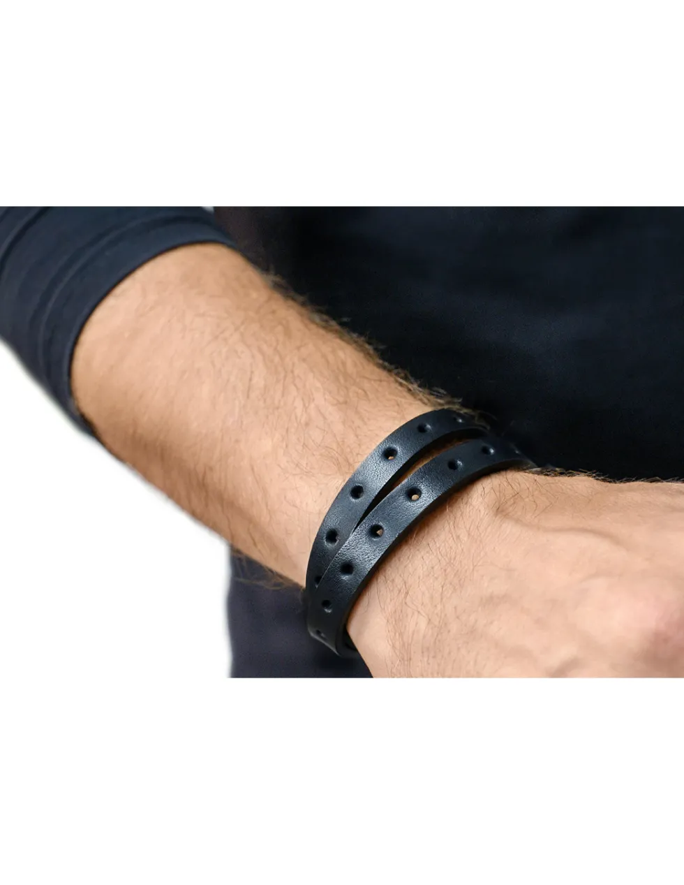 Moora Męska surowa bransoleta skórzana* Bransoletki