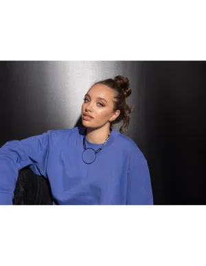 Moora Naszyjnik choker czarne koło ze stali szlachetnej* Naszyjniki