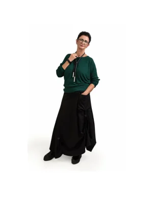 Moora Naszyjnik ze skóry oraz błyszczącej stali* Naszyjniki