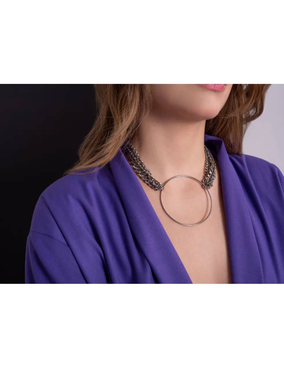 Moora Nowoczesny z charakterem naszyjnik ze stali szlachetnej* Naszyjniki