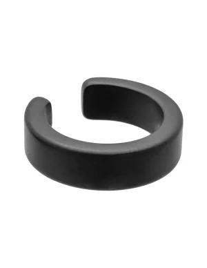 Moora Oryginalna i prosta nausznica 4,1 mm z czarnej stali szlachetnej* Kolczyki