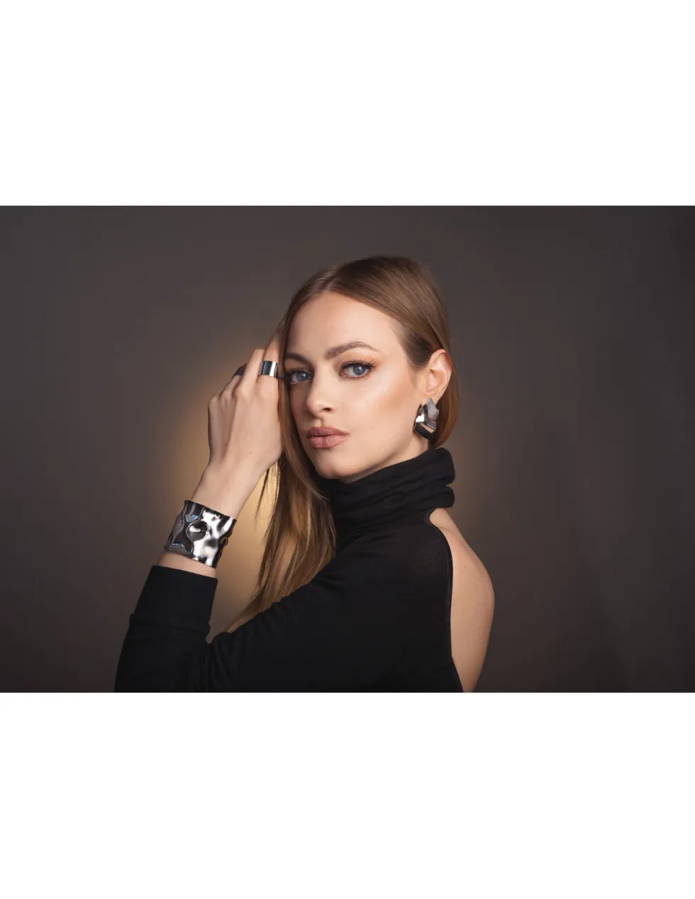 Moora Szeroka obrączka ze stali szlachetnej* Pierścionki